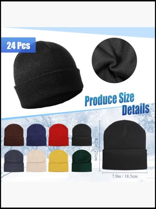 Bulk Knit Beanie Hat Gloves Socks Set 72pc Unisex Winter Thermal main image 5